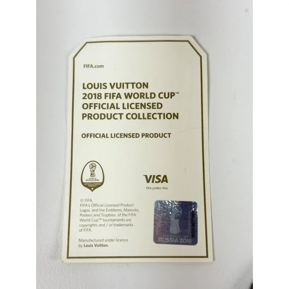 RARE Louis Vuitton 2018 FIFA World Cup Argentina Messi Luggage Tag Epi Leather